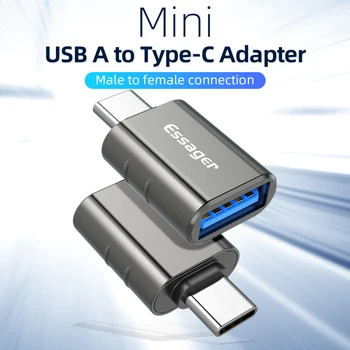 1-5 шт. адаптер Type C к USB OTG USB 3,0 к USB C штекерный конвертер для Samsung S20 9 10 аксессуары для мобильных устройств