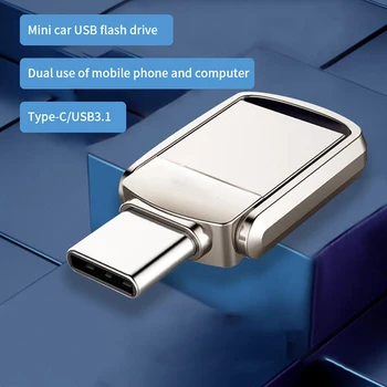 1 Шт. USB Флэш-накопитель 3,0 2 ТБ Двойной USB Флэш-накопитель Pendrive OTG TYPEC Memory Stick Флеш-накопитель Для расширения объема памяти