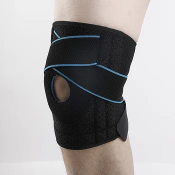 1 шт. Наколенник Профессиональная спортивная Защитная поддержка колена Гелевая накладка на колено Защитный бандажный ремень joelheira
