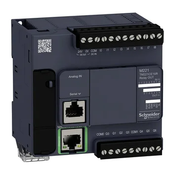 100% оригинальный логический контроллер PLC Modicon M221 16 IO relay Ethernet TM221CE16R
