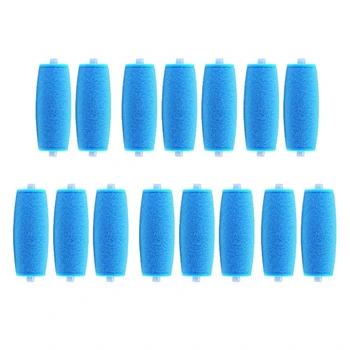 15 упаковок синих сменных роликов для заправки Amope Pedi, совместимых с влажными и сухими электронными файлами Perfect Foot