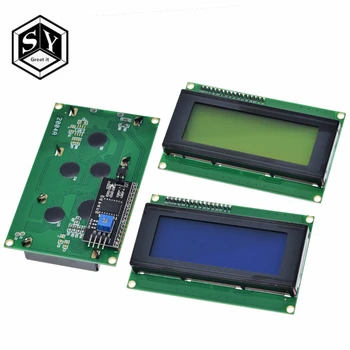 1шт LCD2004 + I2C 2004 20x4 2004A синий экран HD44780 Символьный ЖК-дисплей/с модулем адаптера последовательного интерфейса IIC/I2C Для модуля Arduino