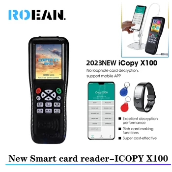 2022 RFID Смарт-Чип Копировальная Машина Копия X100 Дубликатор Ключей 13,56 МГц Программатор Клонирования Токена NFC Шифровальный Считыватель 125 кГц T5577 Писатель
