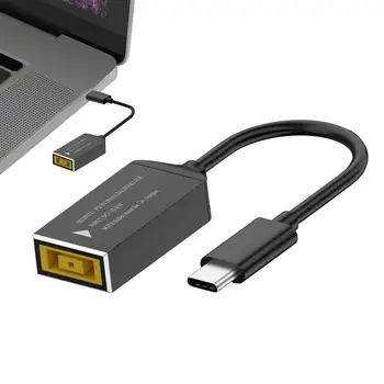65 Вт USB Type C PD Кабель Для Быстрой Зарядки forLenovo Зарядное Устройство для ноутбука Dc Квадратный Штекер к Type C PD Адаптер Конвертер для MacBookPOCO
