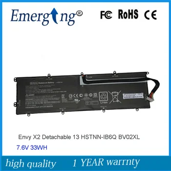 7,6 V 33WH BV02XL Аккумулятор для HP ENVY X2 съемный 13 775624-1C1 776621-001 HSTNN-IB6 13-J050NA J000N HSTNN-IB6Q TPN-I116