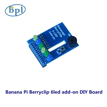 Banana Pi BerryClip 6 Светодиодный модуль, обучающий Python, Дополнительная плата