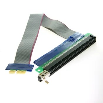 Chenyang PCI-E Express от 1x до 16x Удлинитель Гибкого кабеля, Удлинитель, конвертер, Адаптер для карты Riser Card 20 см