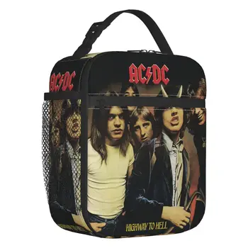 Highway To Hell От AC DC Обложка альбома Изолированные сумки для ланча для школы Австралийской рок-группы Портативный кулер Термальный Ланч-бокс