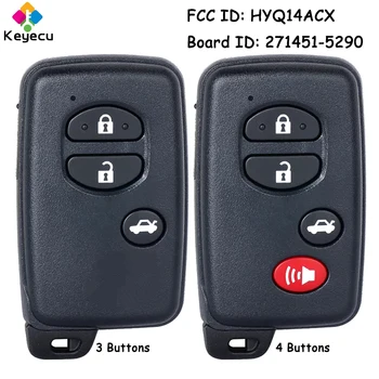 KEYECU Умный Автомобильный Ключ с Дистанционным Управлением С 3-4 Кнопками для Subaru Forester BRZ WRX STI 2013 2014 2015 Fob HYQ14ACX 271451-5290