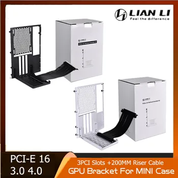 LIAN LI O11DMINI-1 Комплект вертикальных кронштейнов для графического процессора с Поддержкой O11 MINI/Air Mini Case + 200 мм Стоячий кабель для Модификации карты PCI-E16 3.0 4.0