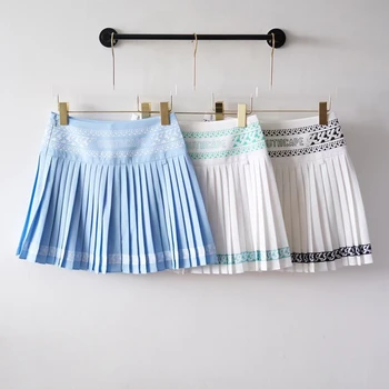 Ms SOUTHCAPE оригинальная одинарная одежда для гольфа, плиссированная юбка, новые летние дышащие юбки с принтом 
