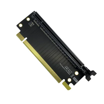 PCI Express 4,0x16 Gen4 90-градусный разъем Конвертерная карта Графические карты расширения С поворотом под углом PCIE Удлинитель печатная плата адаптера