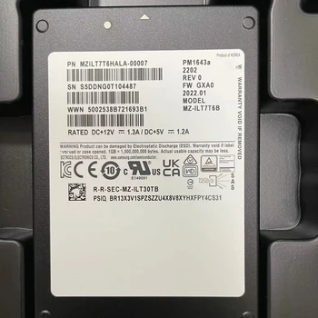 PM1643A Для Samsung SSD Enterprise Server Твердотельный накопитель 7,68 T SAS 2,5 