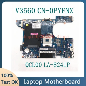 PYFNX 0PYFNX CN-0PYFNX QCL00 LA-8241P Материнская плата Для DELL 3560 V3560 Материнская плата ноутбука HM77 HD4000 DDR3 100% Полностью Рабочая