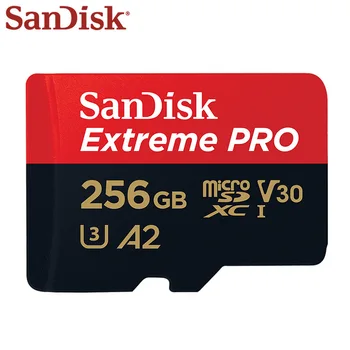 SanDisk UHS-I U3 Высокоскоростная карта памяти V30 32 ГБ Micro SD 64 ГБ 128 ГБ 256 ГБ A2 C10 Extreme PRO SD Card Оригинальная Карта памяти 512 ГБ 1 ТБ