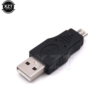 Адаптер USB to Micro 5p USD Высокоскоростной разъем USB 2.0 A к кабелям для передачи данных и зарядки Micro B для Samsung, HTC, Motoro