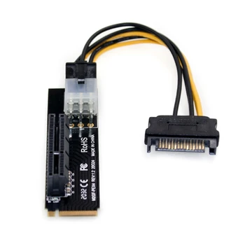 Адаптер для внешней видеокарты ноутбука B2RC Встраивает подставку eGPU PCIe3.0 x4 Riser Cable для ноутбука Laptop1060ti + Graphics
