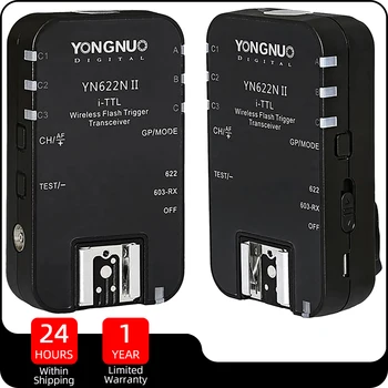 Беспроводной контроллер вспышки YONGNUO YN622N II i-TTL с высокоскоростной синхронизацией HSS 1/8000 S для фотоаппарата Nikon