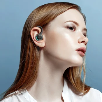 Беспроводные Bluetooth-наушники F8, подвешиваемые к уху, Спортивные занятия бегом, Прослушивание стереомузыки, Беспроводные наушники-вкладыши, Гарнитура с микрофоном