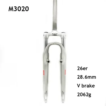 Бренд m3020 сплав алюминий вилка для горного велосипеда 26er V тормозная подвеска mtb передние ножки запчасти для велосипеда