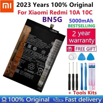 Высококачественный Оригинальный Новый Аккумулятор Xiao Mi BN5G Для Xiaomi Redmi 10C/10A Mi Redrice 10C/10A 5000 мАч Bateria