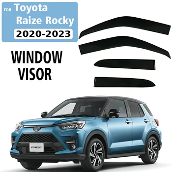Для Toyota Raize Rocky 2020-2023 Оконные Козырьки Защита От Дождя Окна Дождевик Дефлектор Тент Щит Вентиляционная Защита Отделка Крышки Козырька