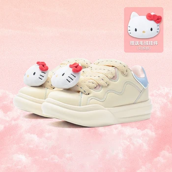 Женская обувь Sanrio Hello Kitty, обувь с надписью Kuroumi, Обувь для скейтбординга, Модная Повседневная обувь Cloud, повседневная обувь для настольных игр