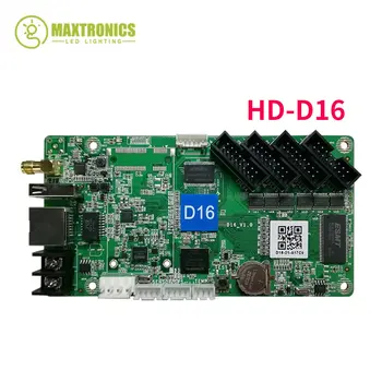 Карта управления асинхронным полноцветным светодиодным дисплеем Huidu HD-D16 высокой производительности, для светодиодных модулей может использоваться режим WiFi