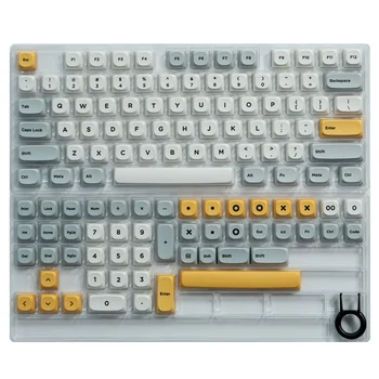 Колпачок для ключей из ПБТ для тяжелой промышленности, профиль Dyesub MA 125 клавиш 80 68 84 клавиатуры
