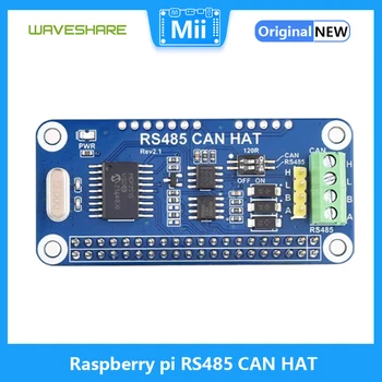 Коммуникационный модуль Raspberry pi RS485 CAN HAT, UART Обеспечивает стабильную связь на большие расстояния через RS485/CAN Zero W 3B + 4B