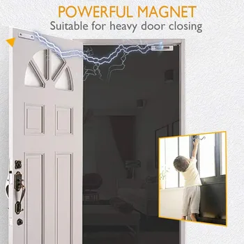 Магнитная дверная защелка из нержавеющей стали, сверхмощная магнитная защелка, защелки для кухонного шкафа, защелка для ящика шкафа