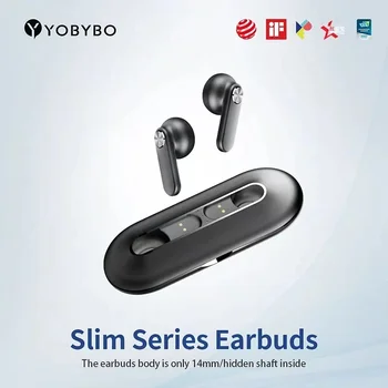 Металлические bluetooth-наушники YOBYBO Card20 Pro с тонким чипом Qualcomm eaphones с открытой спинкой, Высококачественные звуковые наушники премиум-класса