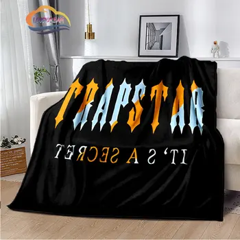 Модное одеяло с логотипом Trapstar London, покрывало для кровати, дивана, украшения спальни, гостиной, офиса, легкое одеяло