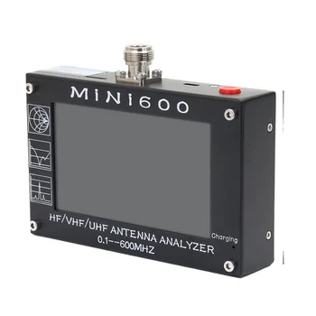 Новый анализатор антенн Mini600 Mini1300 HF/VHF/UHF ANT SWR 0,1 ~ 600/1300 МГц с мультиметром 4,3-дюймового спектра 