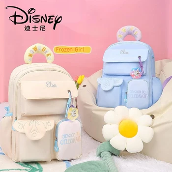 Новый детский рюкзак Disney 2023, Модный школьный рюкзак с героями мультфильмов для мальчиков и девочек, Детский дорожный рюкзак для детского сада