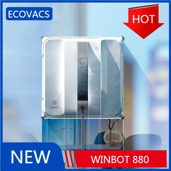 НОВЫЙ Робот для мытья окон Ecovacs Winbot 880 2020, Автоматический Бытовой Интеллектуальный Электрический Артефактный Пылесос для окон