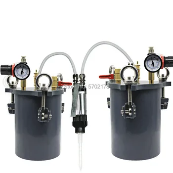Оборудование для дозирования двойной жидкости BY-10AB промышленное оборудование ab смешанного полусферического дозирования с напорными баками объемом 2 л