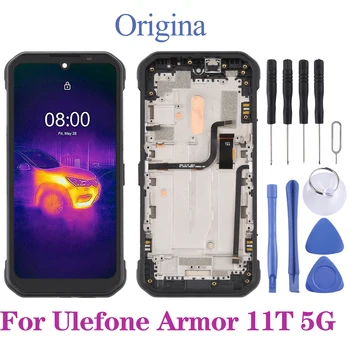 Оригинал Для Ulefone Armor 11T ЖК-экран и дигитайзер в Полной Сборке для Ulefone Armor 11T 5G Черный