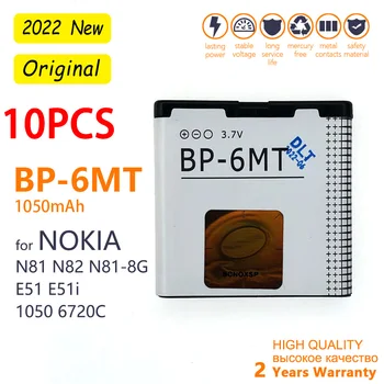 Подлинная Замена BP-6MT Для Nokia N81 N82 N81-8G E51 E51i 6720 6720C BP 6MT Аккумулятор для мобильного телефона Аккумуляторная Батарея