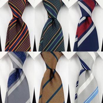 Полосатые галстуки Linbiaway для мужчин, деловой галстук жениха для свадебной вечеринки, галстук для мальчиков и девочек, Женский галстук, мужские галстуки