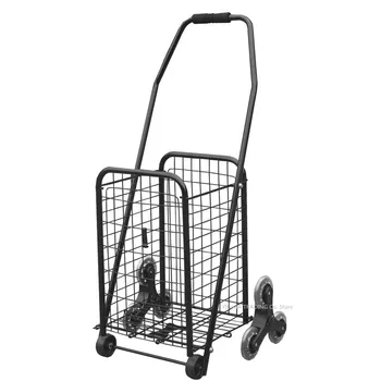 Портативная корзина для покупок на колесиках, Универсальный Складной фургон для хранения продуктового багажа, легкая тележка