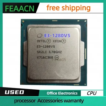 Процессор Usado Xeon E3-1280V5 3,70 ГГц 8 М 80 Вт LGA1151 E3-1280 V5 Четырехъядерный процессор E3 1280 V5 processador E3 1280V5 Frete grátis