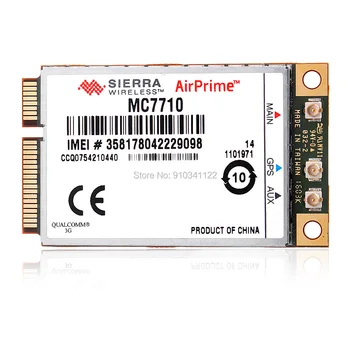 Разблокированный Sierra AirPrime MC7710 LTE/HSPA/EDGE/GPRS/GSM + 4G 3G модуль PCI-E 100 Мбит/с WWAN карта 800/900/2100 МГц с поддержкой Gobi API