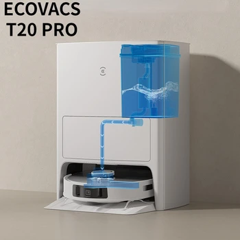 Робот-пылесос ECOVACS T20 PRO 2023 Робот для подметания уборки Уборки пыли Очистки горячей водой Автоматической доливки воды