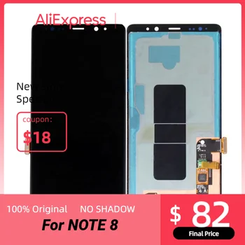 Сенсорный Экран N950F Заменяет Сегунду Amoled N950N Para Note8 Galaxy Display В Сборе ЖК-дисплей Для Samsung Note 8