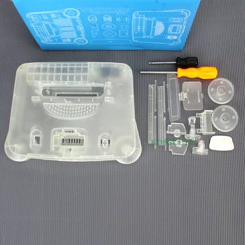 Сменный корпус Прозрачный чехол для N64 Nintendo 64 Сменный чехол Прозрачные коробки Аксессуары