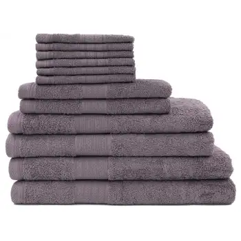 Хлопчатобумажные банные полотенца фиолетового цвета (12 штук), походное полотенце, Сжатые полотенца, полотенце для волос из микрофибры Nezuko, полотенце Сейлор Мун, Полотенце Teema