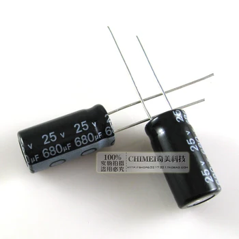 Электролитический конденсатор 680 мкФ 25 В конденсатор